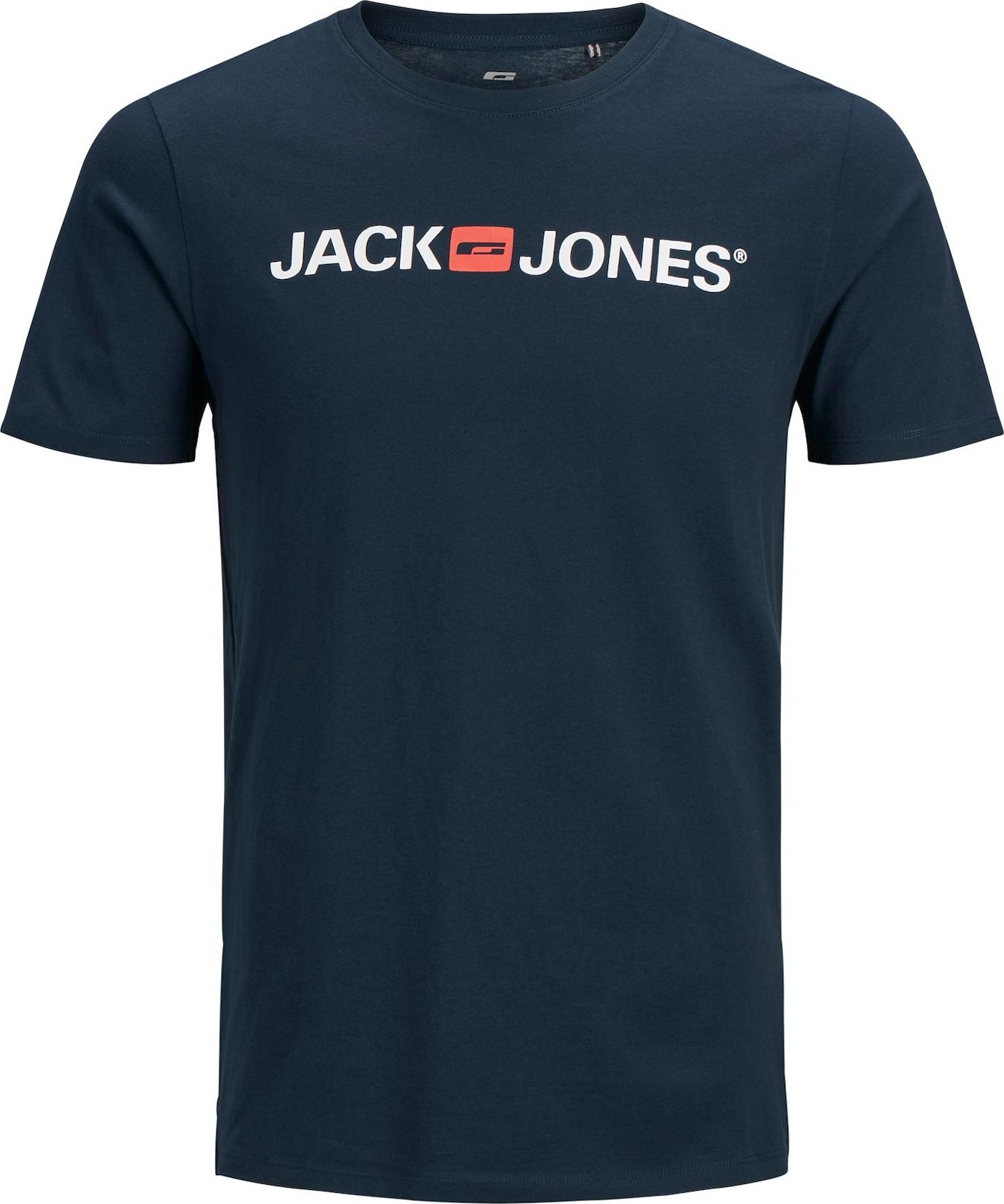 Tričko Jack & Jones Plus námořnická modř / melounová / bílá