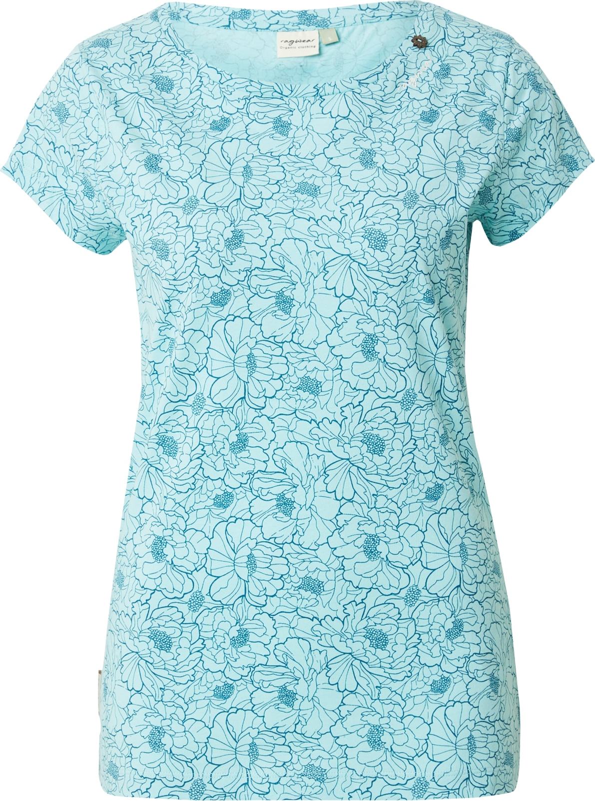 Tričko Ragwear aqua modrá / azurová modrá