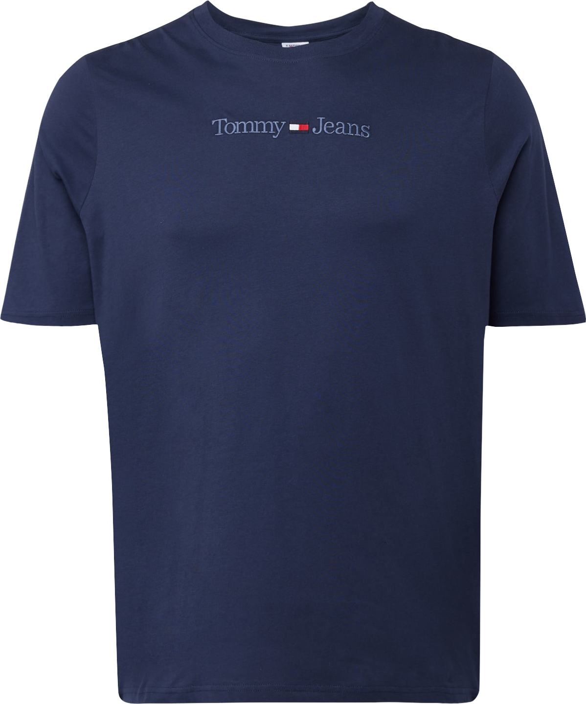 Tričko Tommy Jeans Plus námořnická modř / ohnivá červená / bílá