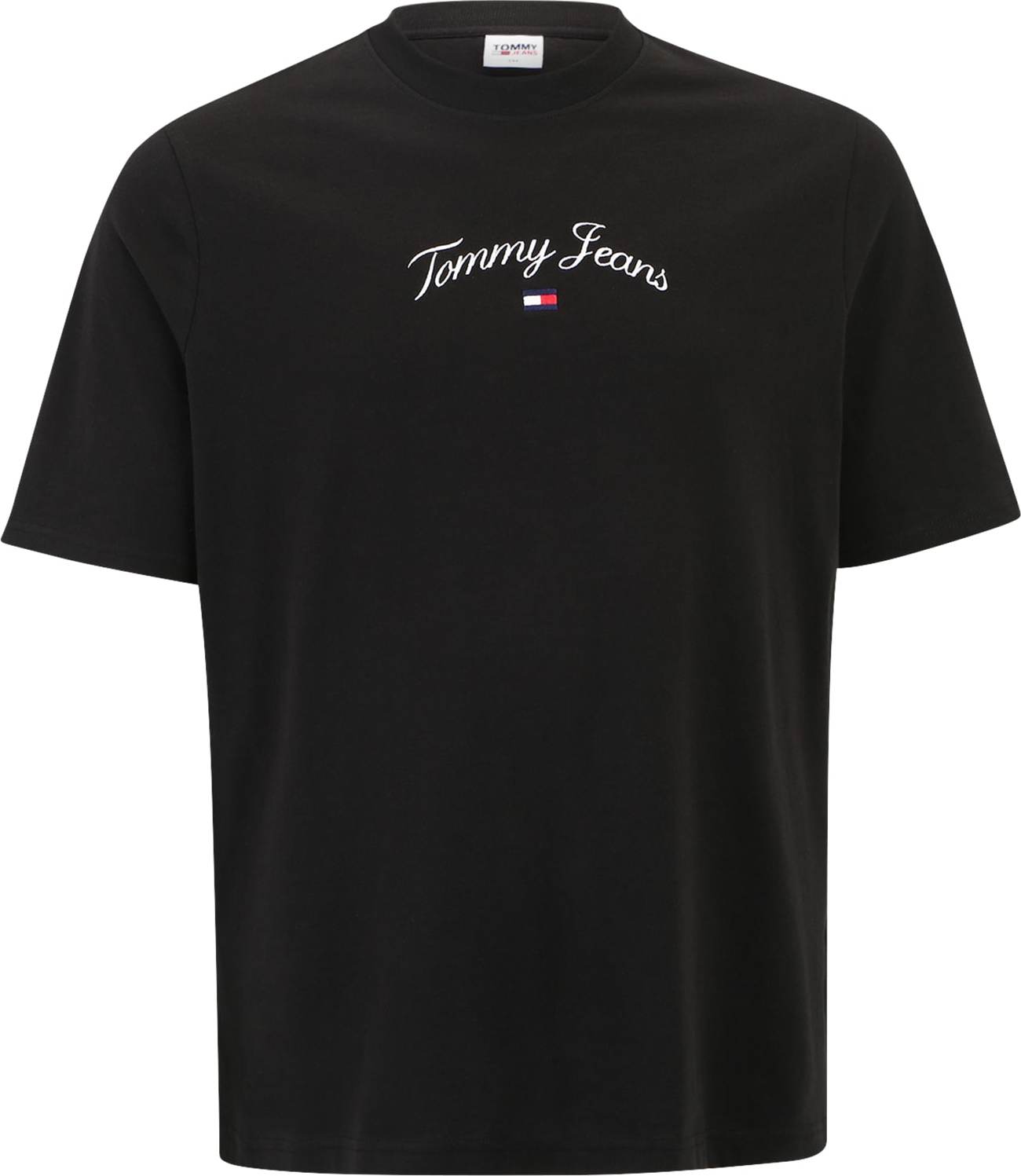 Tričko Tommy Jeans Plus námořnická modř / jasně červená / černá / bílá