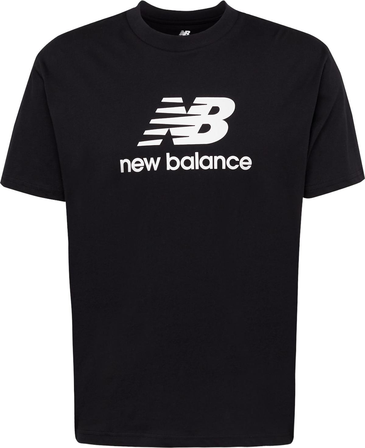 Tričko New Balance černá / bílá