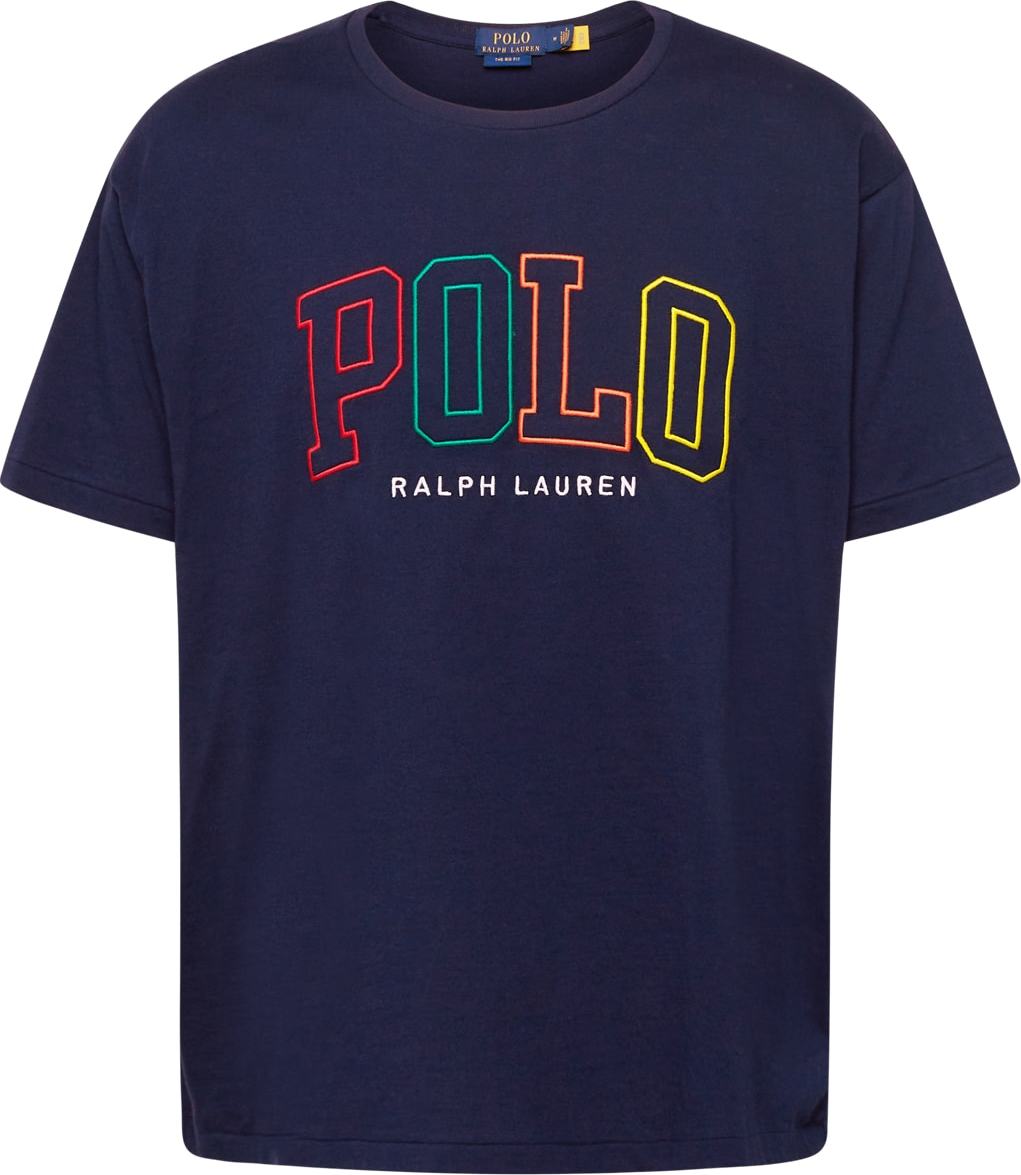 Tričko Polo Ralph Lauren námořnická modř / mix barev / bílá