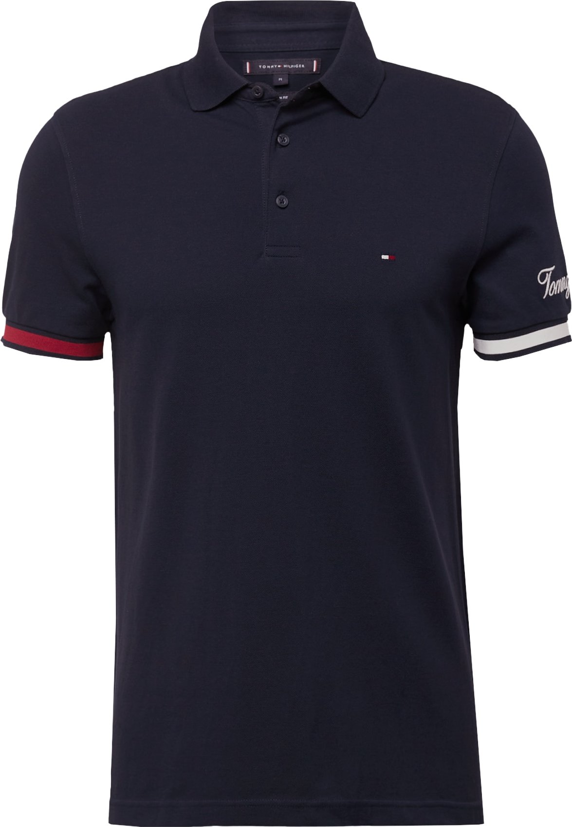 Tričko Tommy Hilfiger marine modrá / červená / bílá