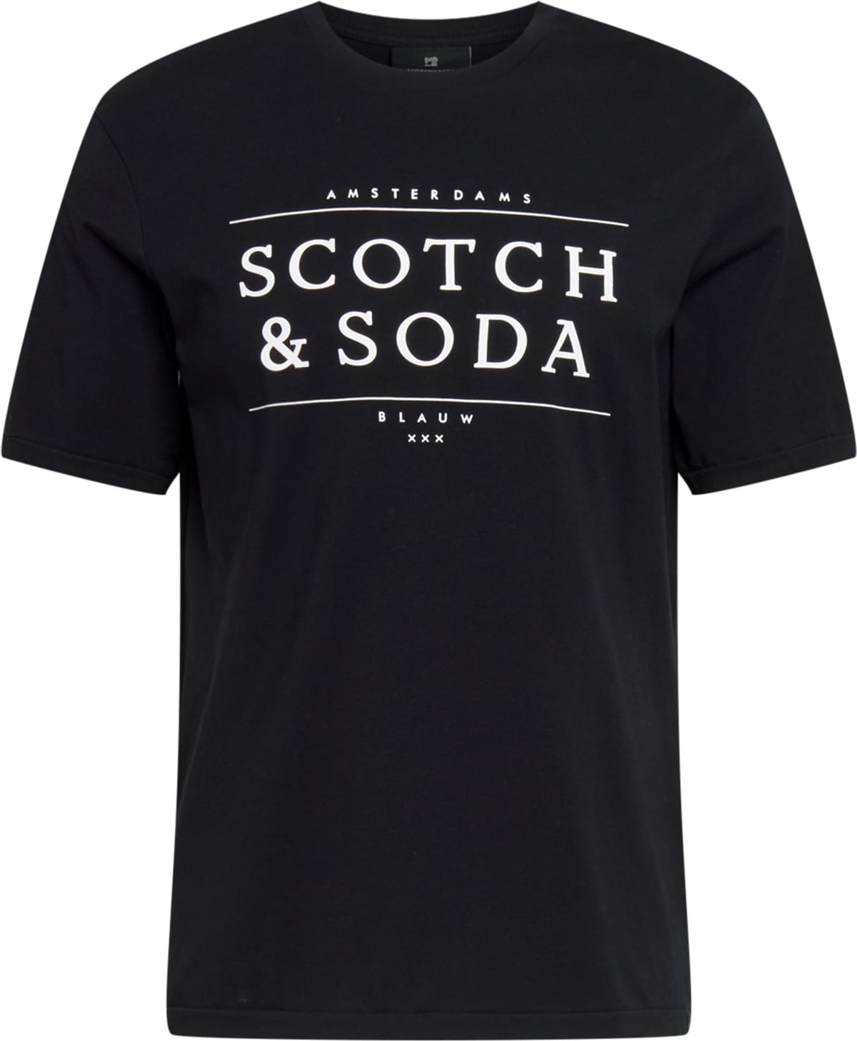 Tričko Scotch & Soda černá / bílá
