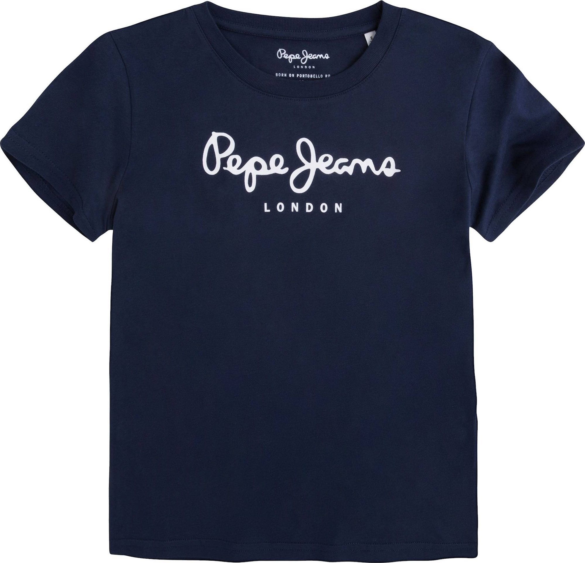 Tričko 'Art' Pepe Jeans tmavě modrá / bílá