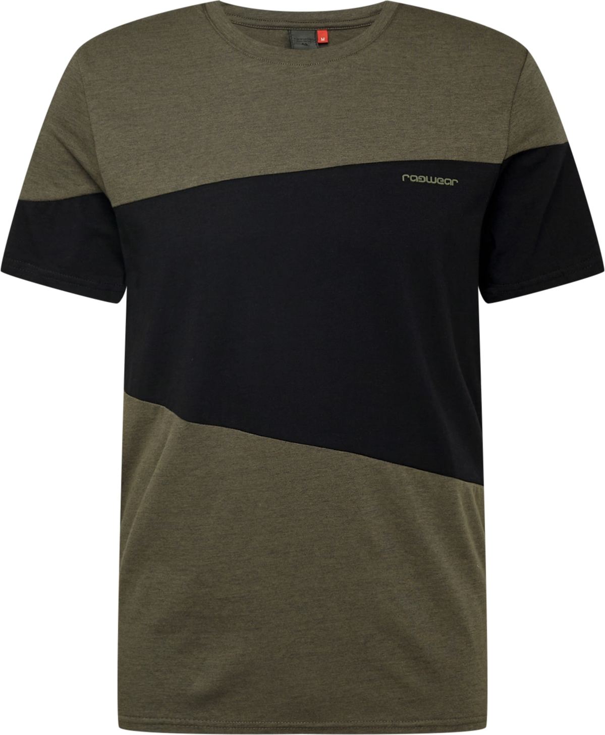 Tričko 'COLIO' Ragwear khaki / černá
