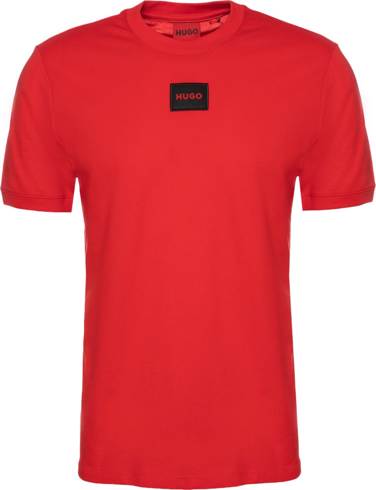 Tričko 'Diragolino' HUGO jasně červená / černá