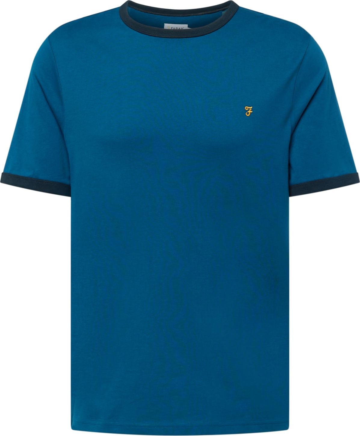 Tričko 'Groves Ringer' Farah modrá / žlutá / petrolejová