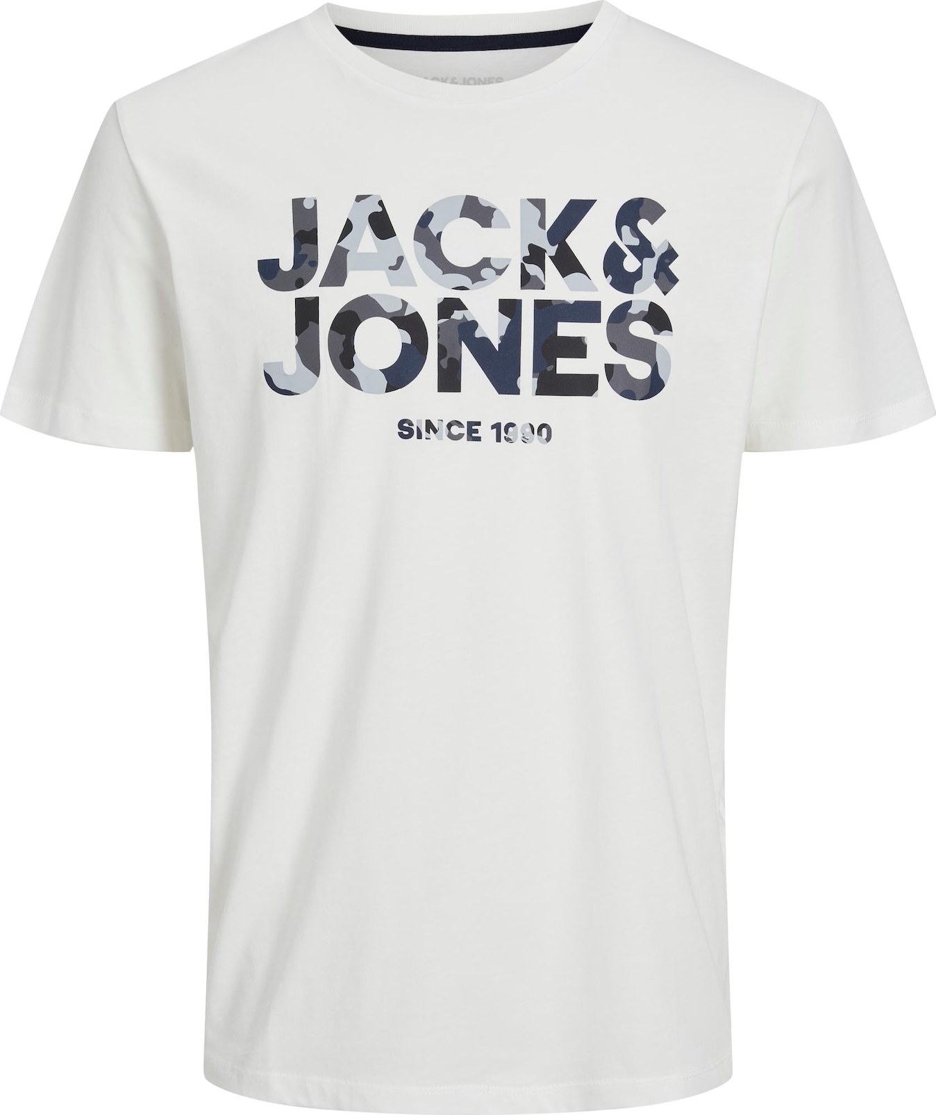 Tričko 'James' jack & jones námořnická modř / šedá / černá / bílá