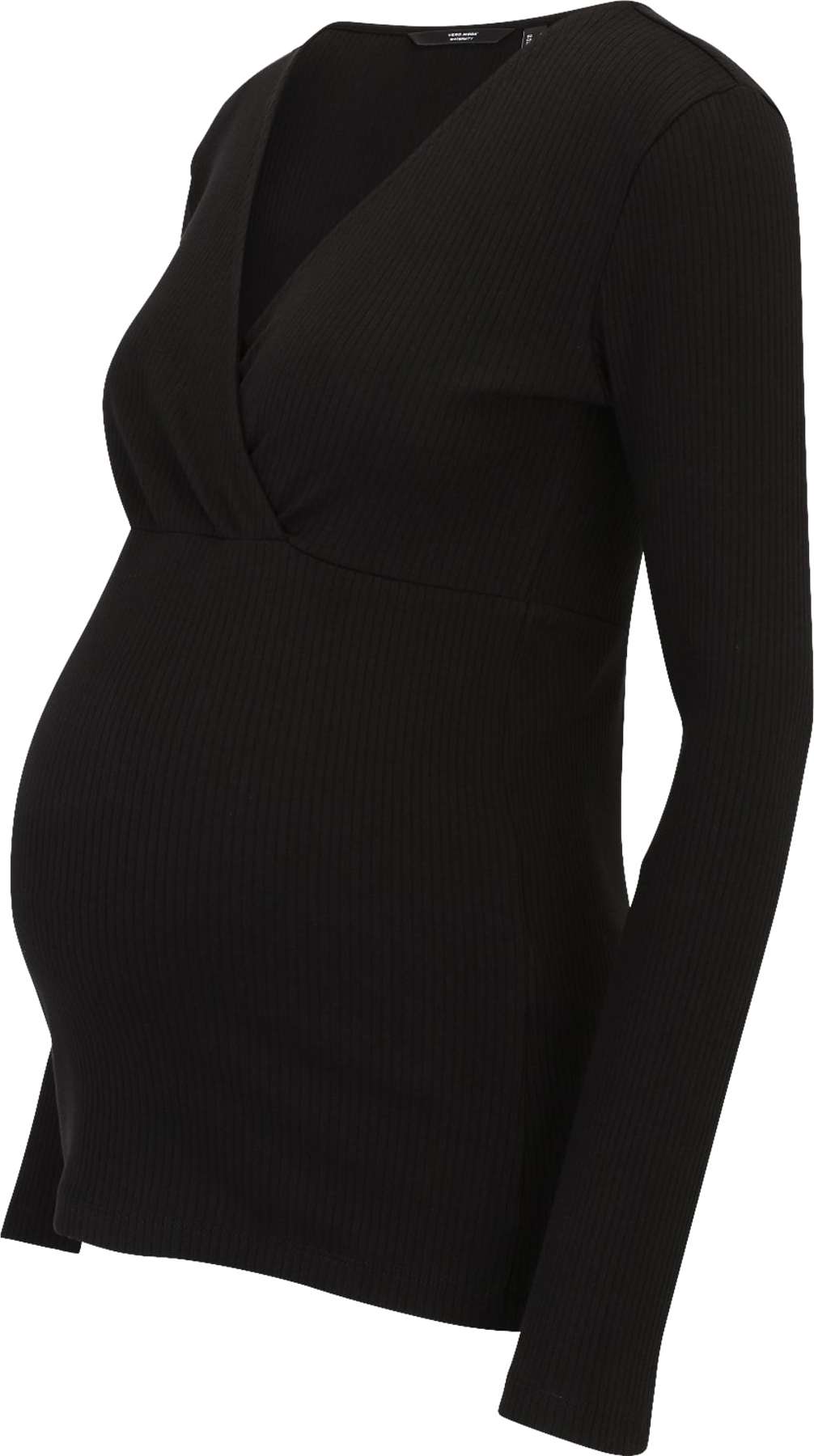 Tričko 'LAVENDER' Vero Moda Maternity černá