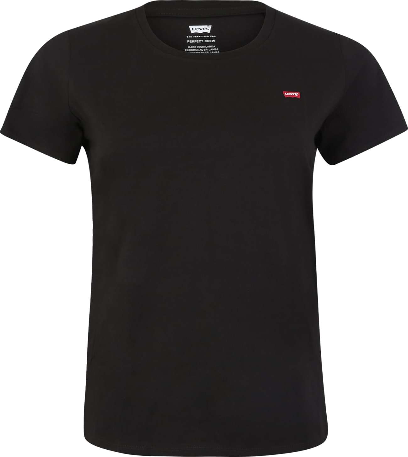 Tričko 'PL THE PERFECT TEE BLACKS' Levi's® Plus černá