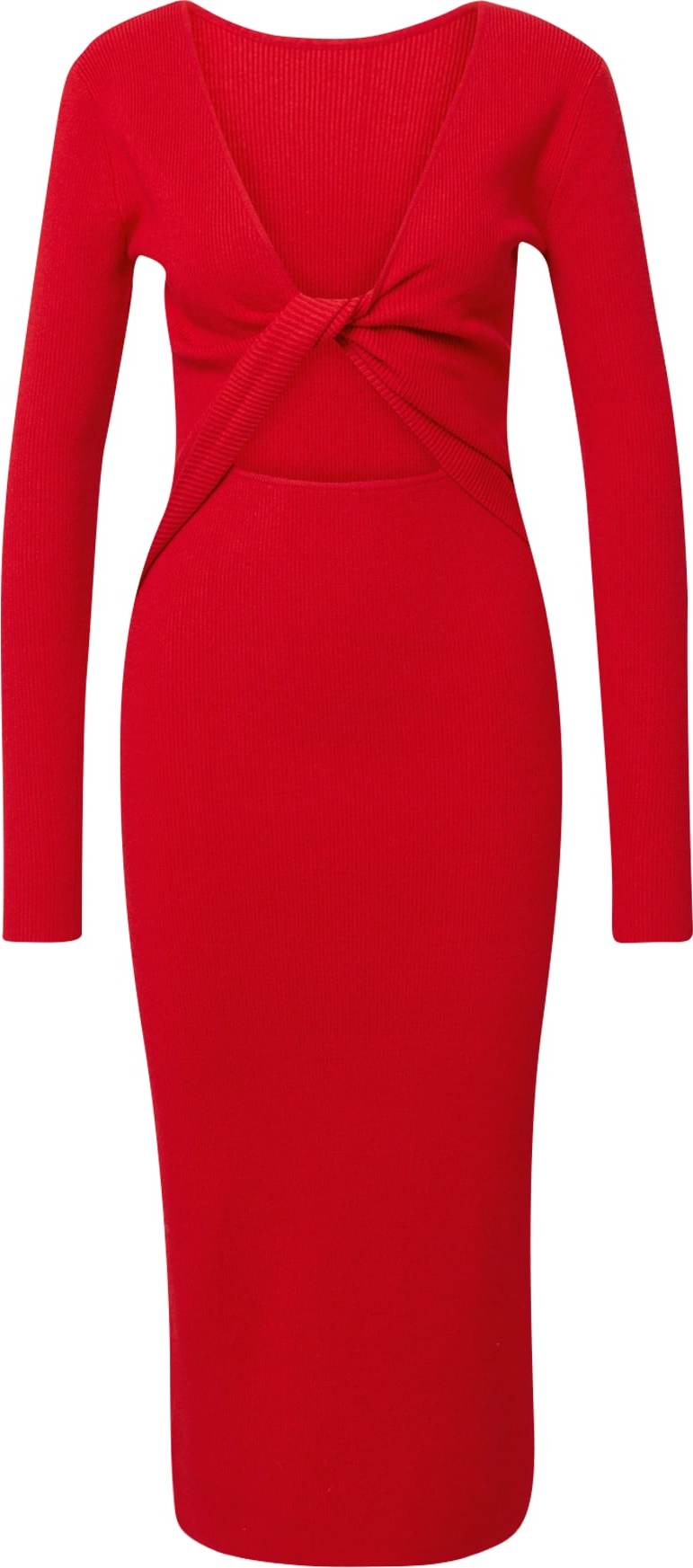 Úpletové šaty 'Lela Jenner' BZR červená