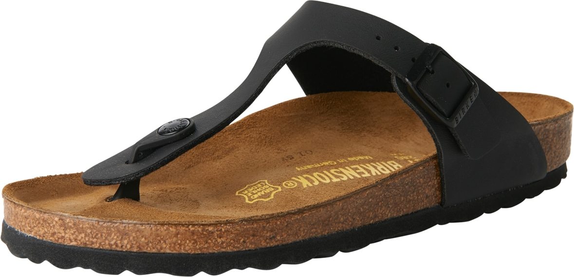 Žabky 'Gizeh' Birkenstock černá