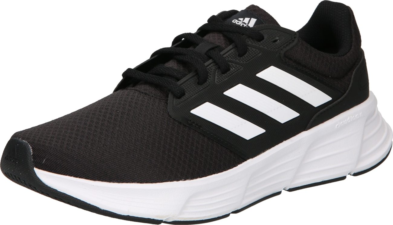 Běžecká obuv 'Galaxy 6' ADIDAS SPORTSWEAR černá / bílá