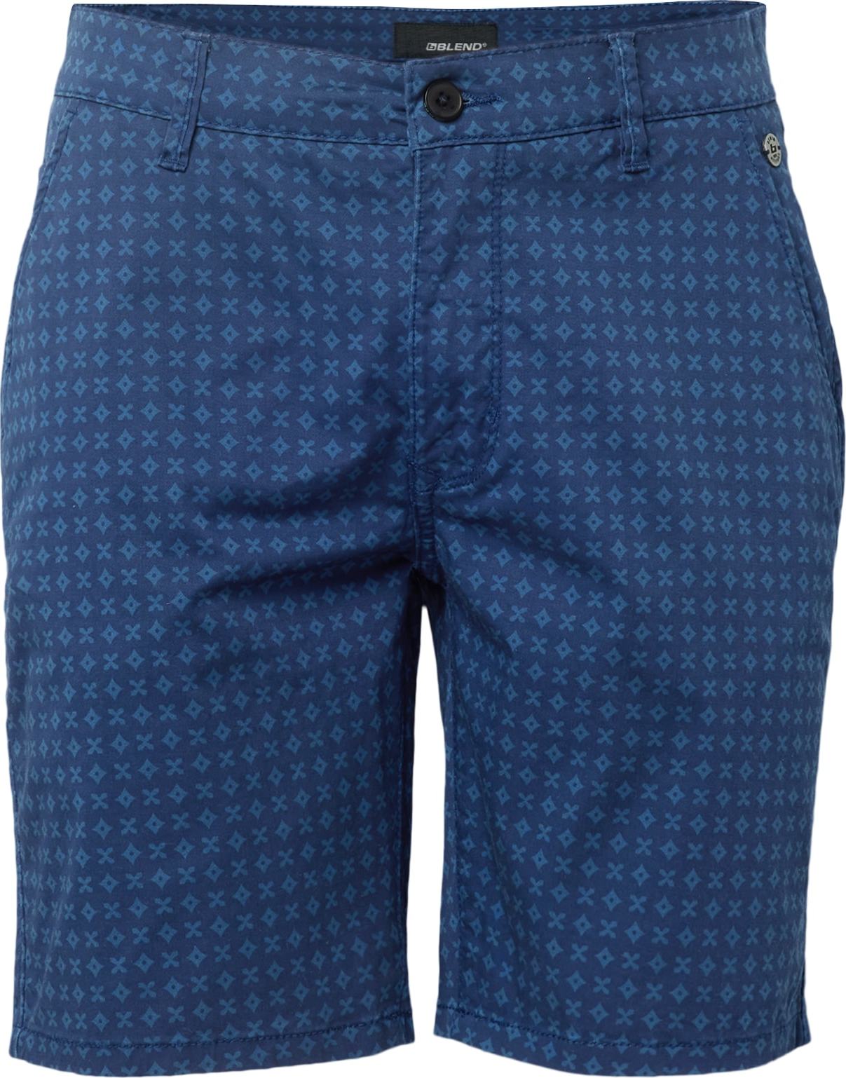 Chino kalhoty Blend kobaltová modř / enciánová modrá