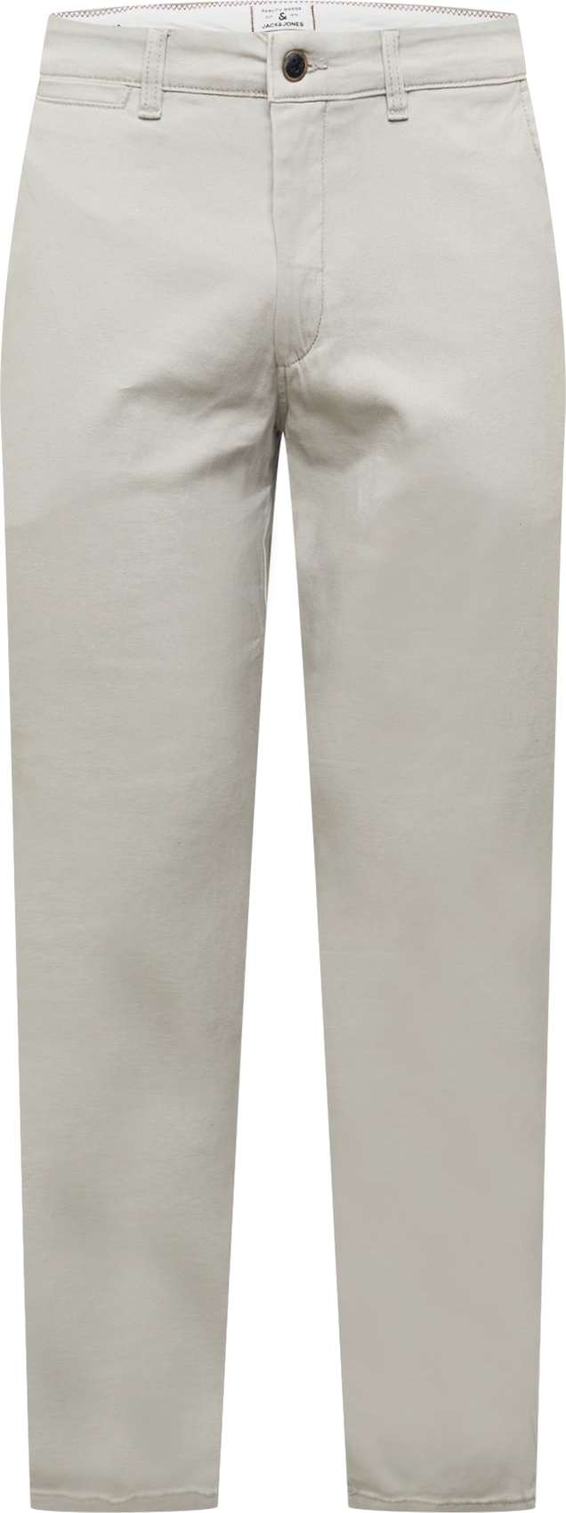 Chino kalhoty 'Marco Dave' jack & jones světle šedá
