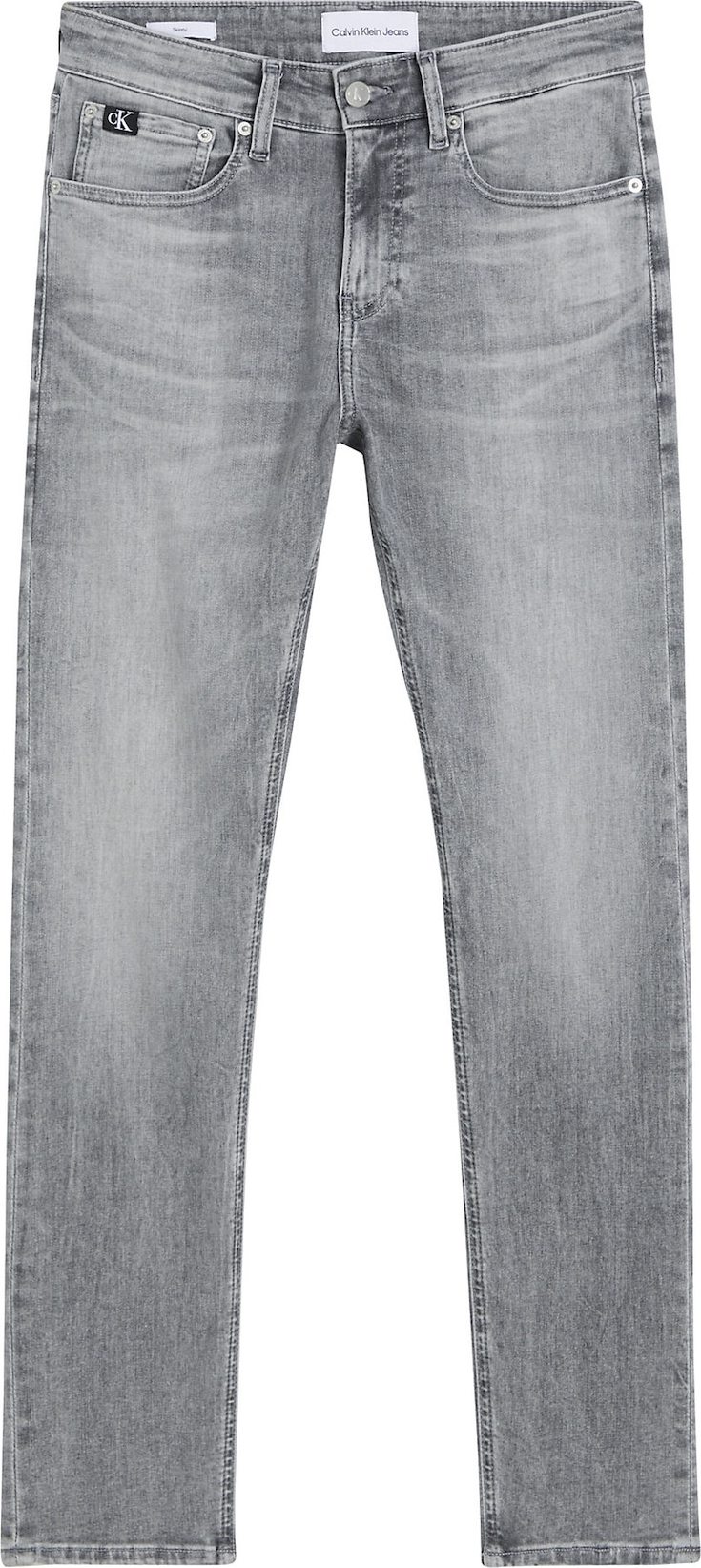 Džíny Calvin Klein Jeans šedá / černá