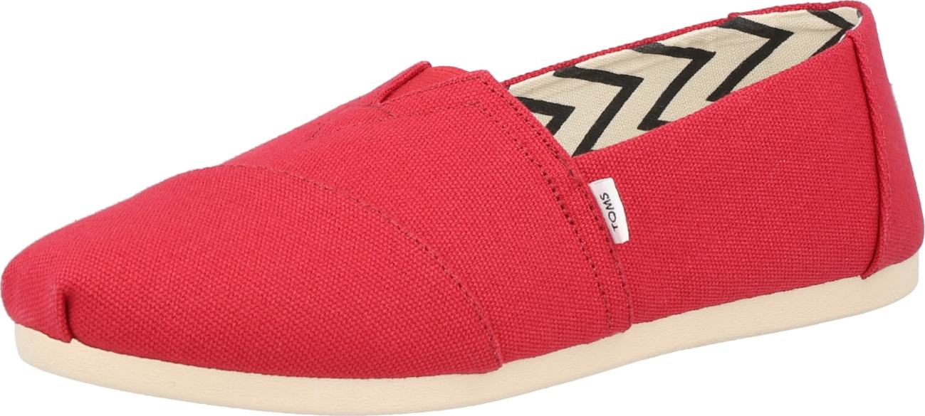 Espadrilky 'Alpargata' TOMS červená