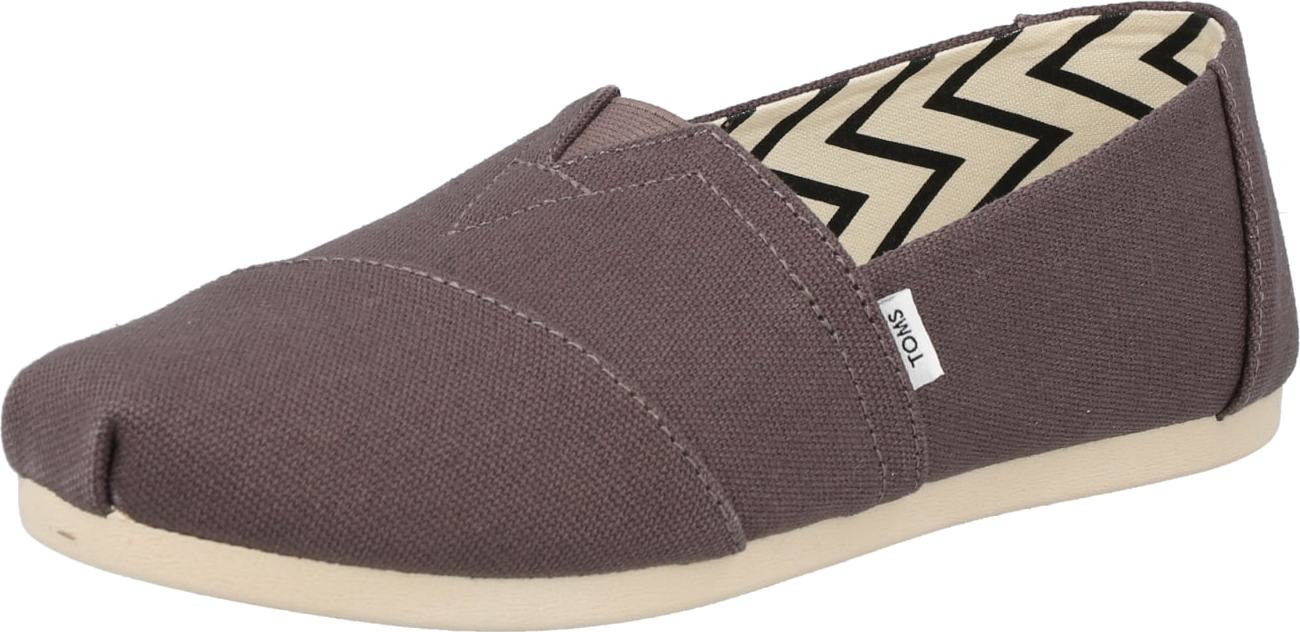 Espadrilky 'ALPARGATA' TOMS šedá