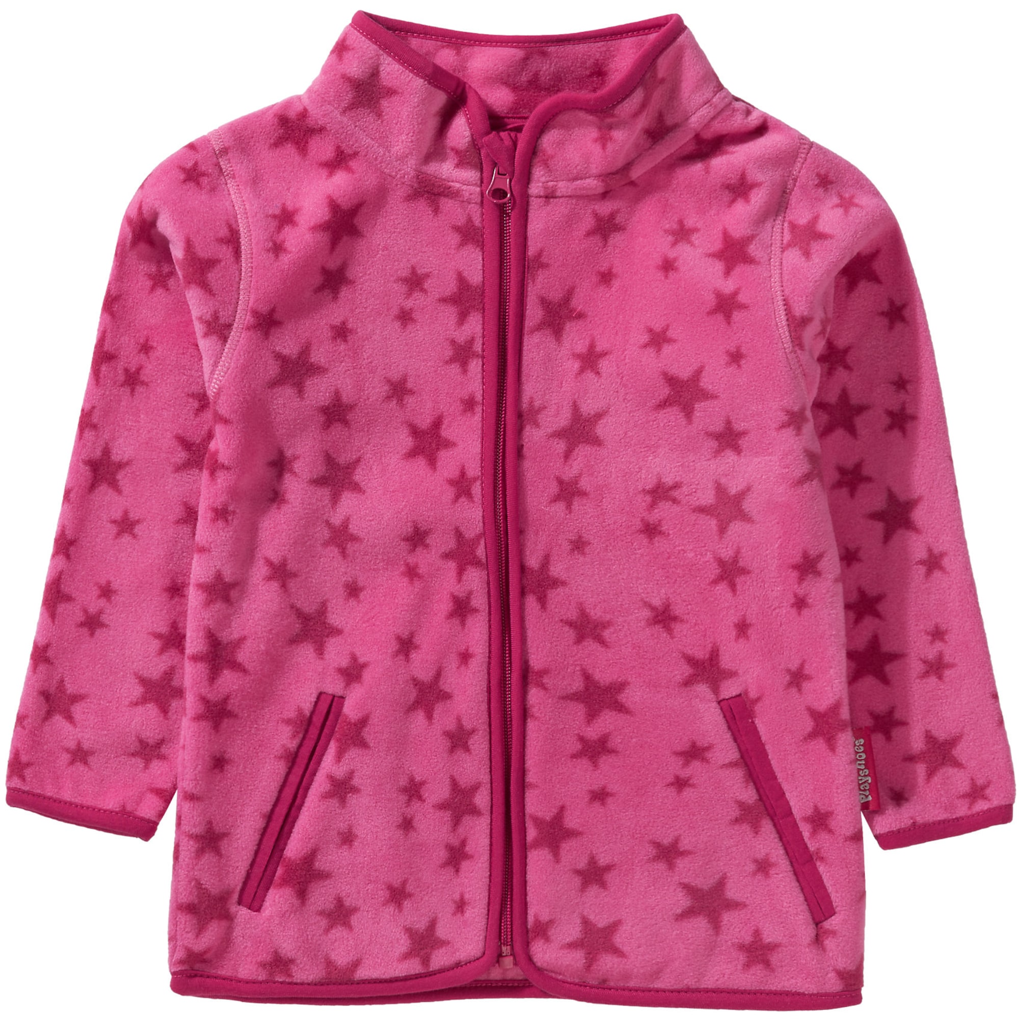 Fleecová mikina PLAYSHOES pink / tmavě růžová