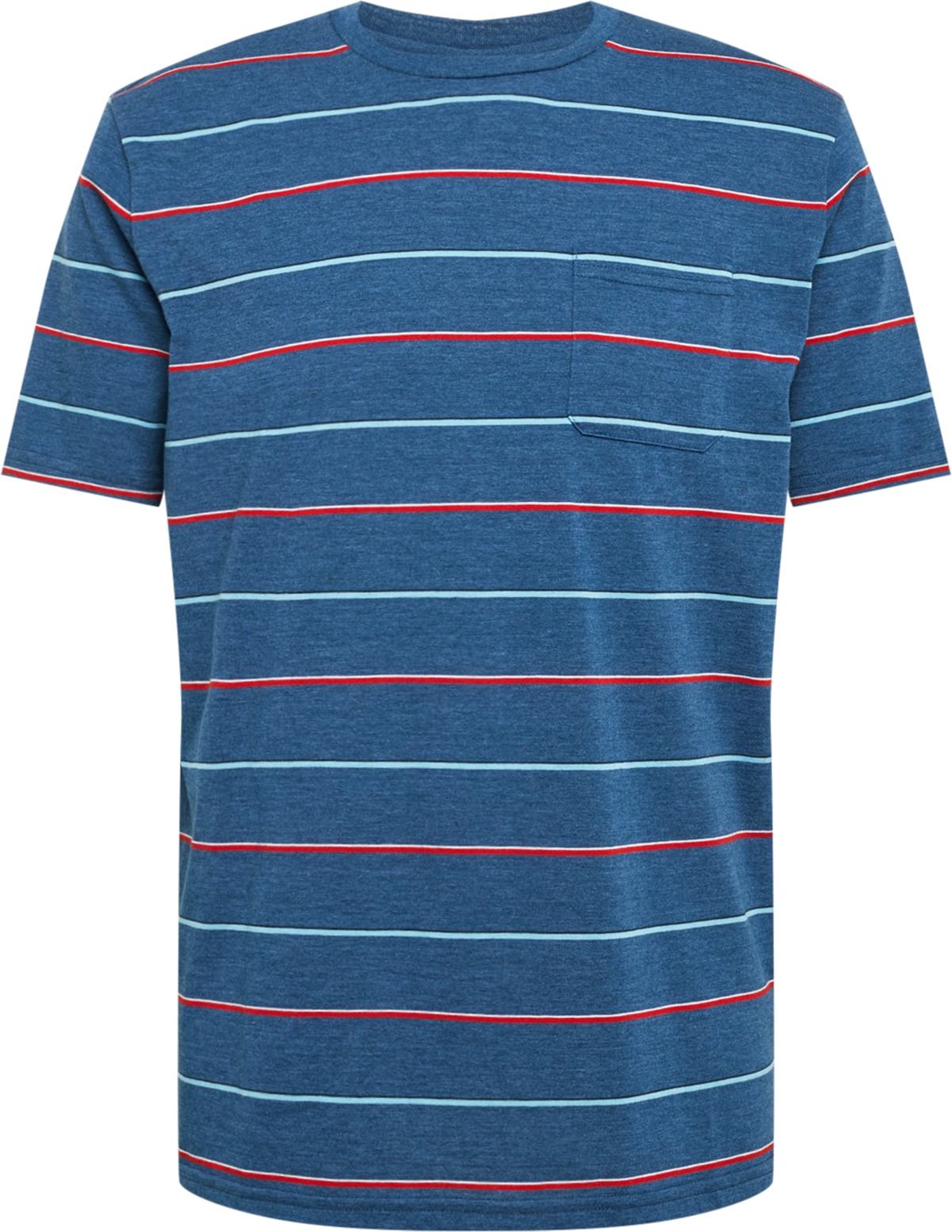 Funkční tričko Oakley světlemodrá / modrý melír / ohnivá červená / bílá