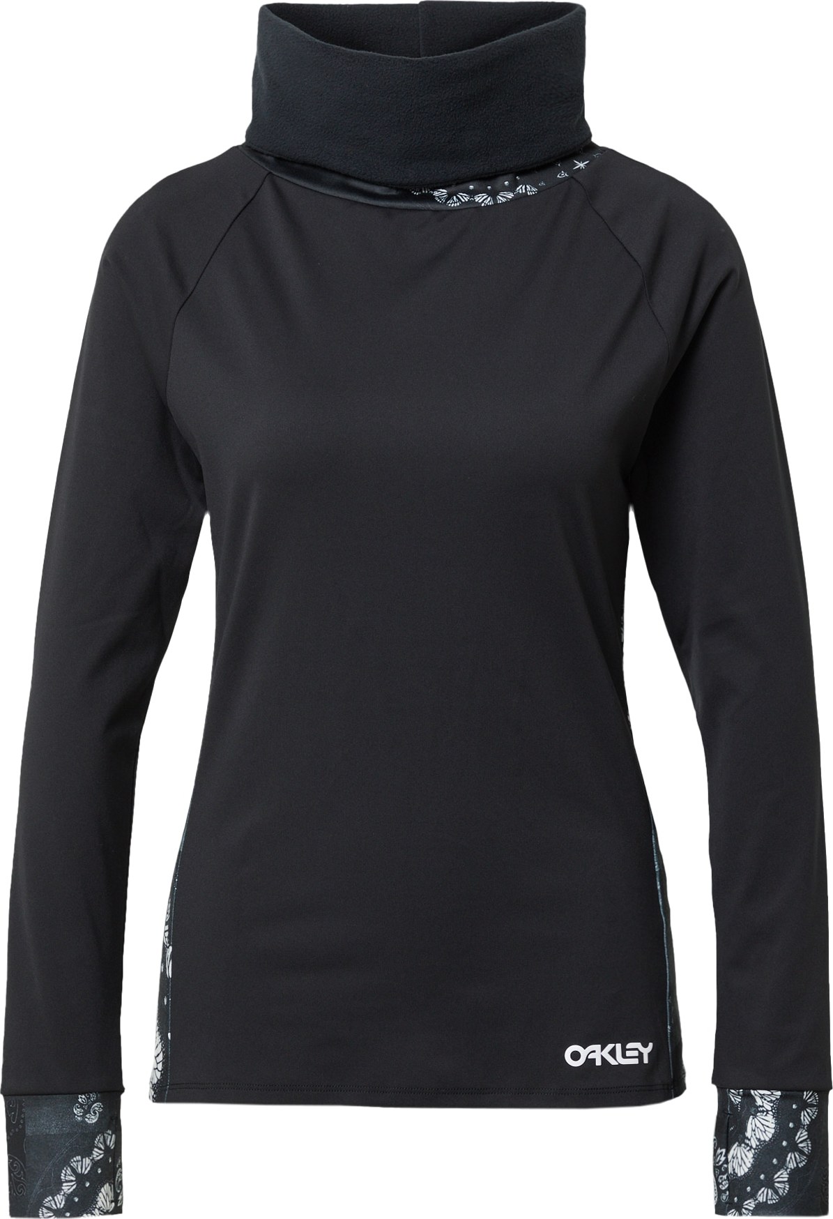 Funkční tričko 'AURORA' Oakley tmavě šedá / černá / bílá