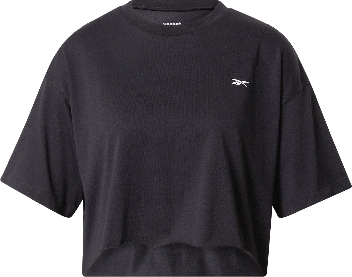 Funkční tričko 'MYT' Reebok Sport aqua modrá / černá / bílá