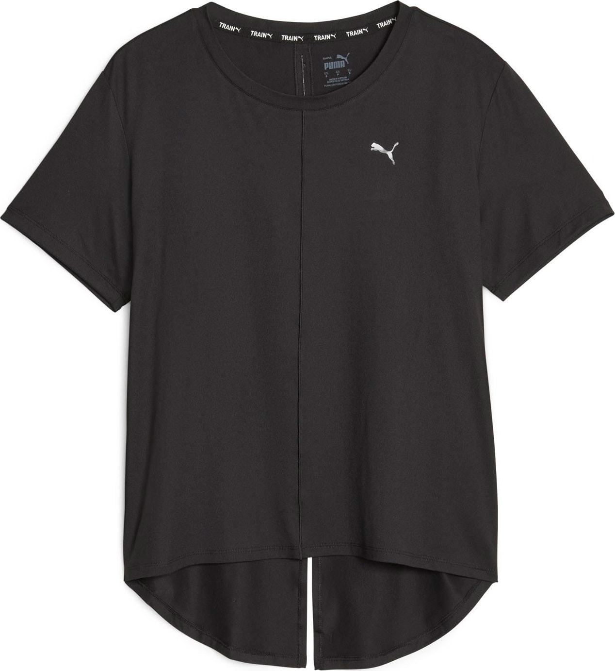 Funkční tričko Puma černá / bílá