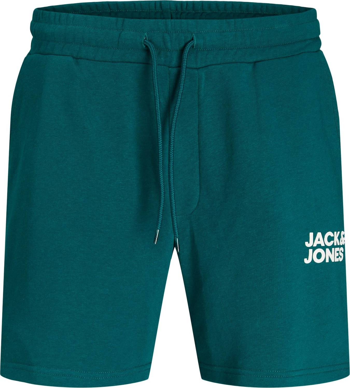 Kalhoty 'BEX' jack & jones smaragdová / bílá