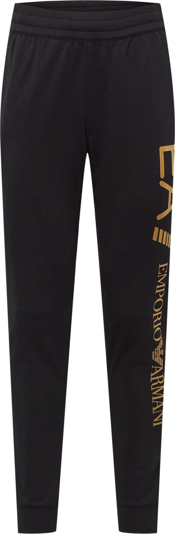 Kalhoty EA7 Emporio Armani medová / černá