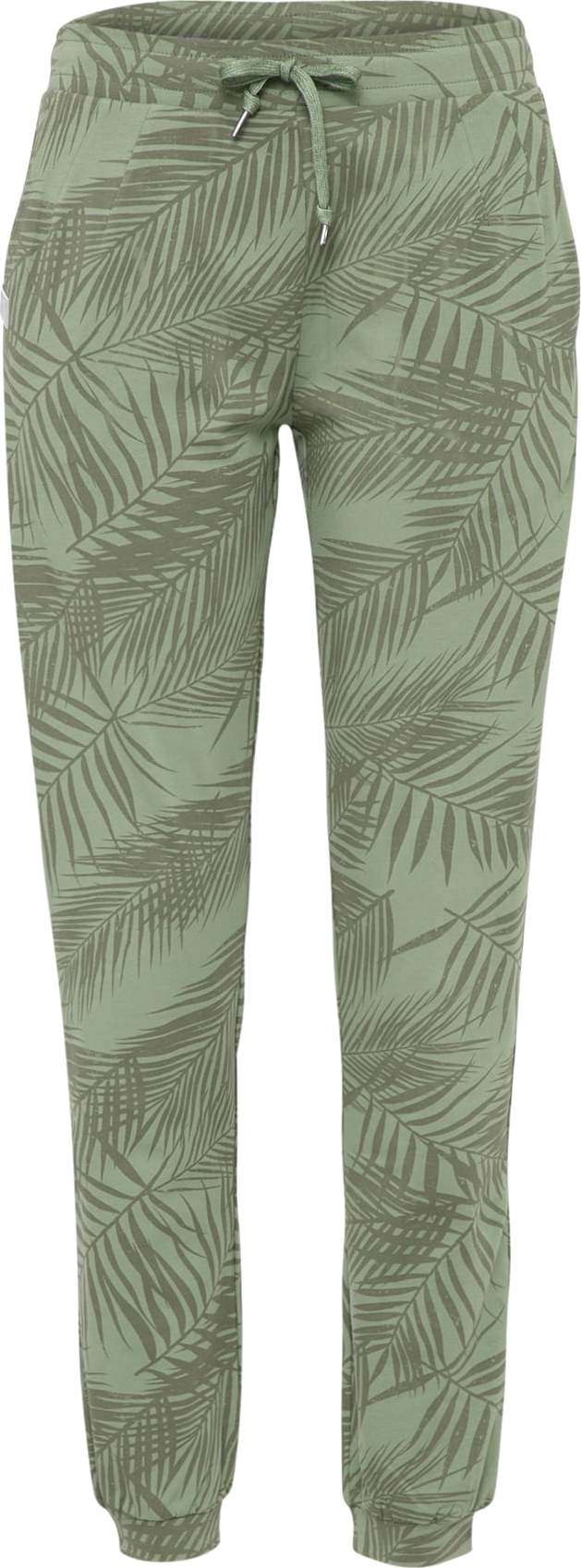 Kalhoty 'La Palma' Iriedaily olivová / pastelově zelená