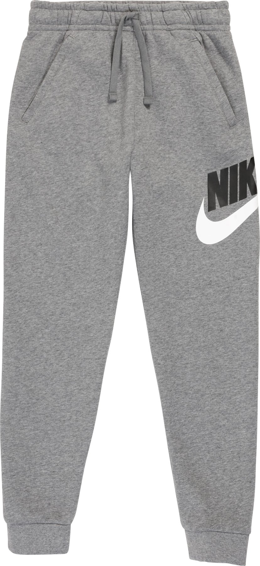 Kalhoty Nike Sportswear šedá / černá / bílá