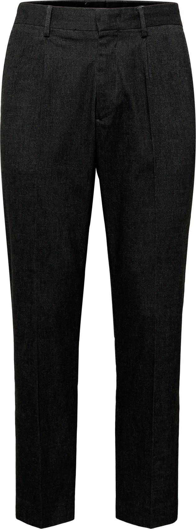 Kalhoty se sklady v pase 'Bill' NN07 černá
