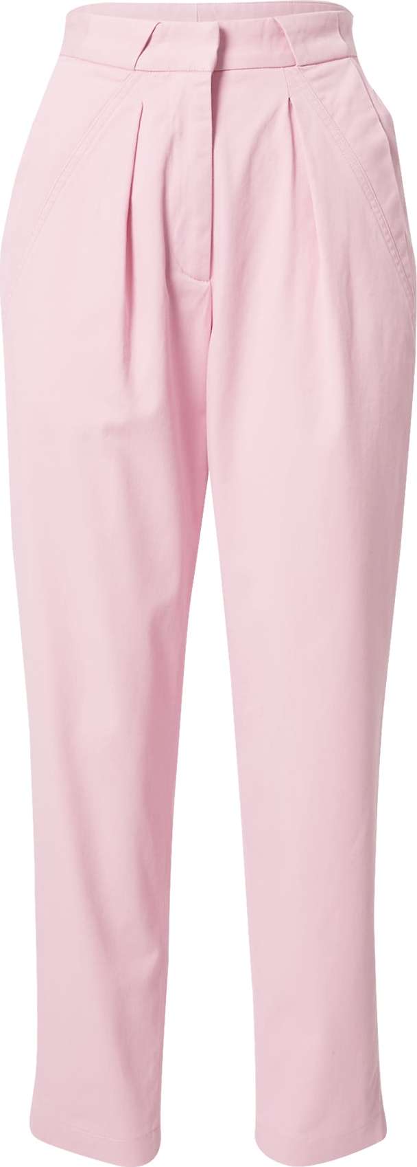 Kalhoty se sklady v pase 'LOLIAN' IRO růžová