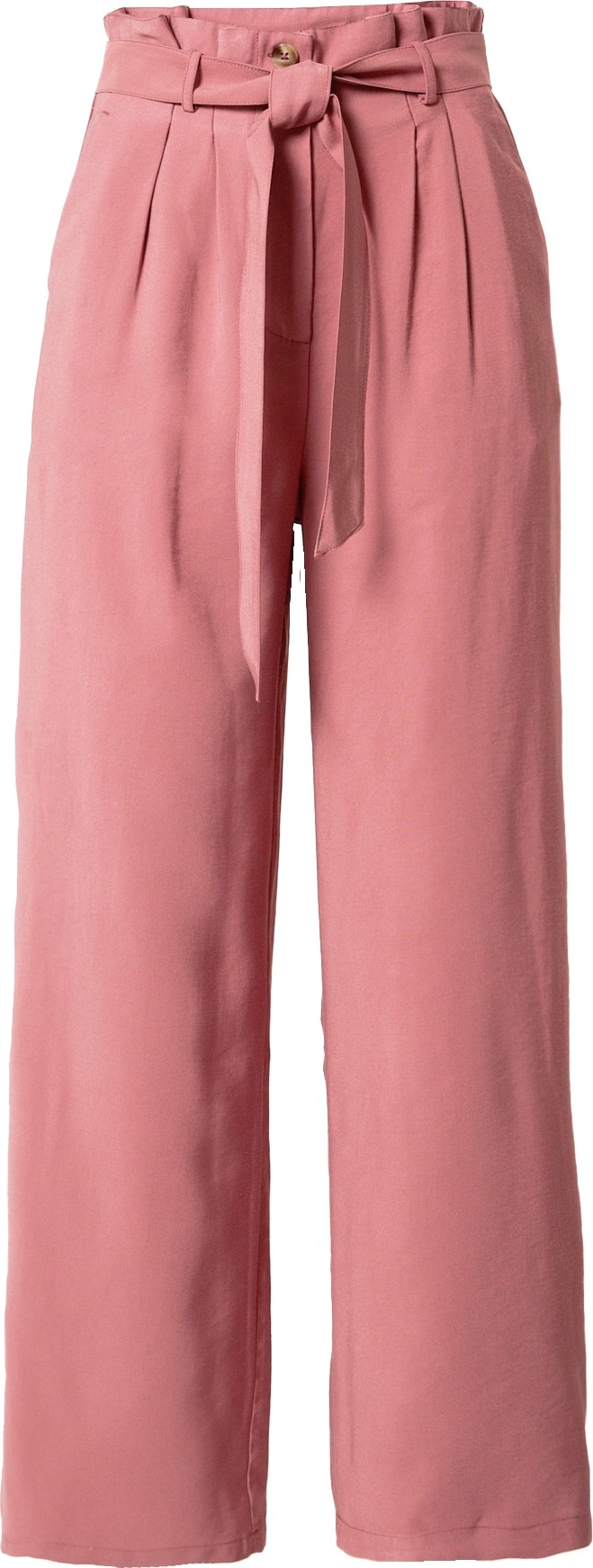 Kalhoty se sklady v pase 'Loreen' ABOUT YOU světle růžová