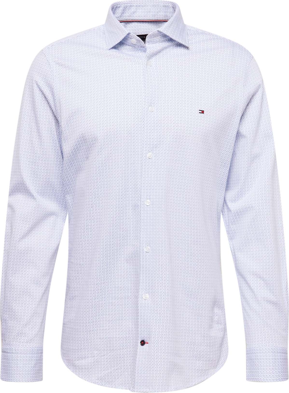 Košile Tommy Hilfiger Tailored modrá / bílá