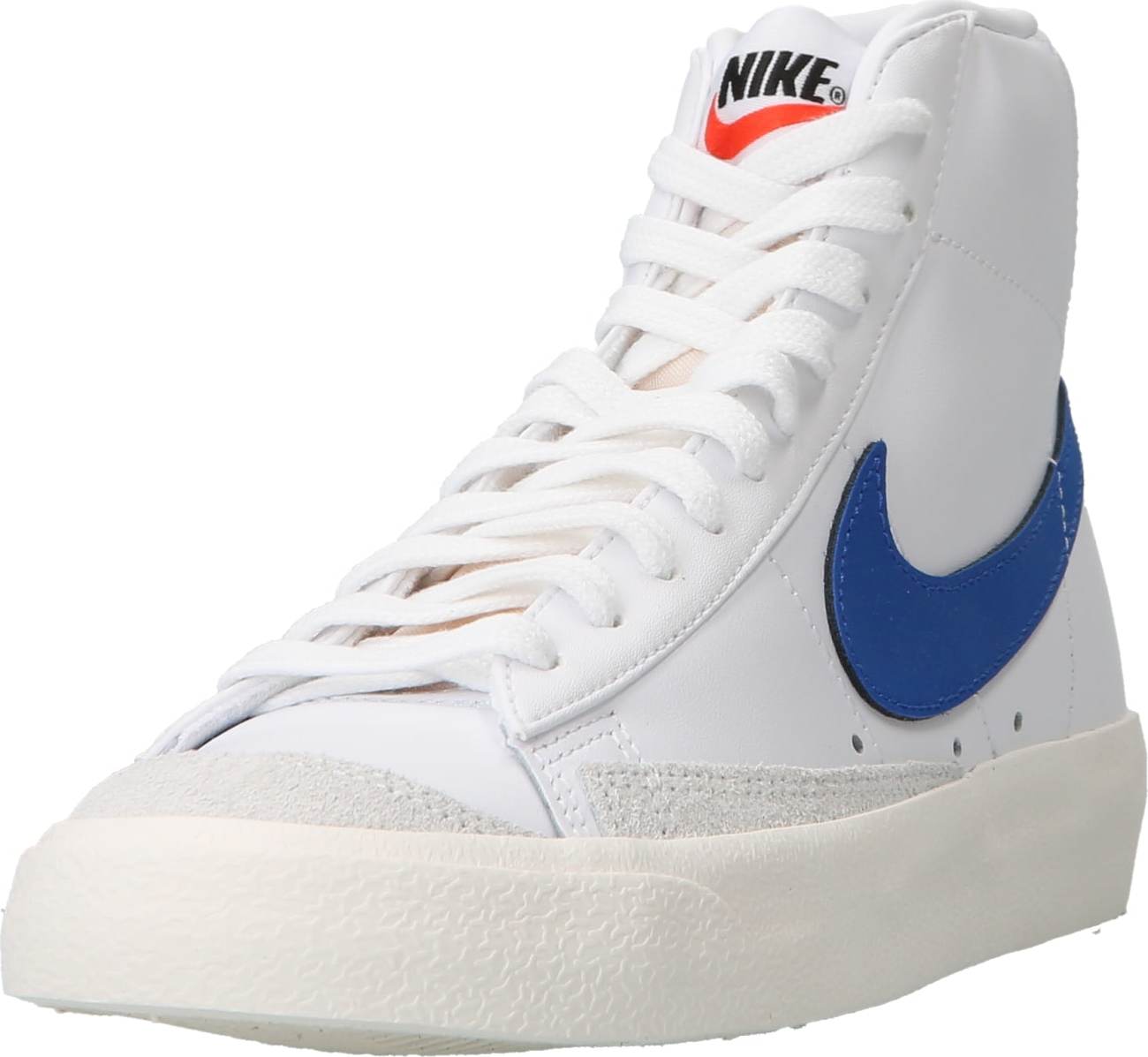 Kotníkové tenisky 'BLAZER MID 83' Nike Sportswear královská modrá / světle červená / bílá