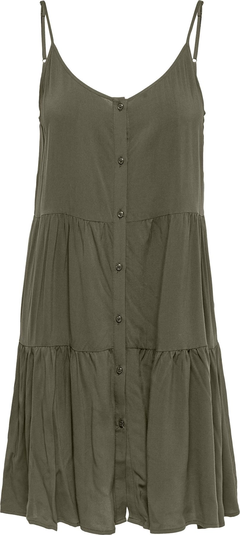 Letní šaty 'YANA' Only olivová