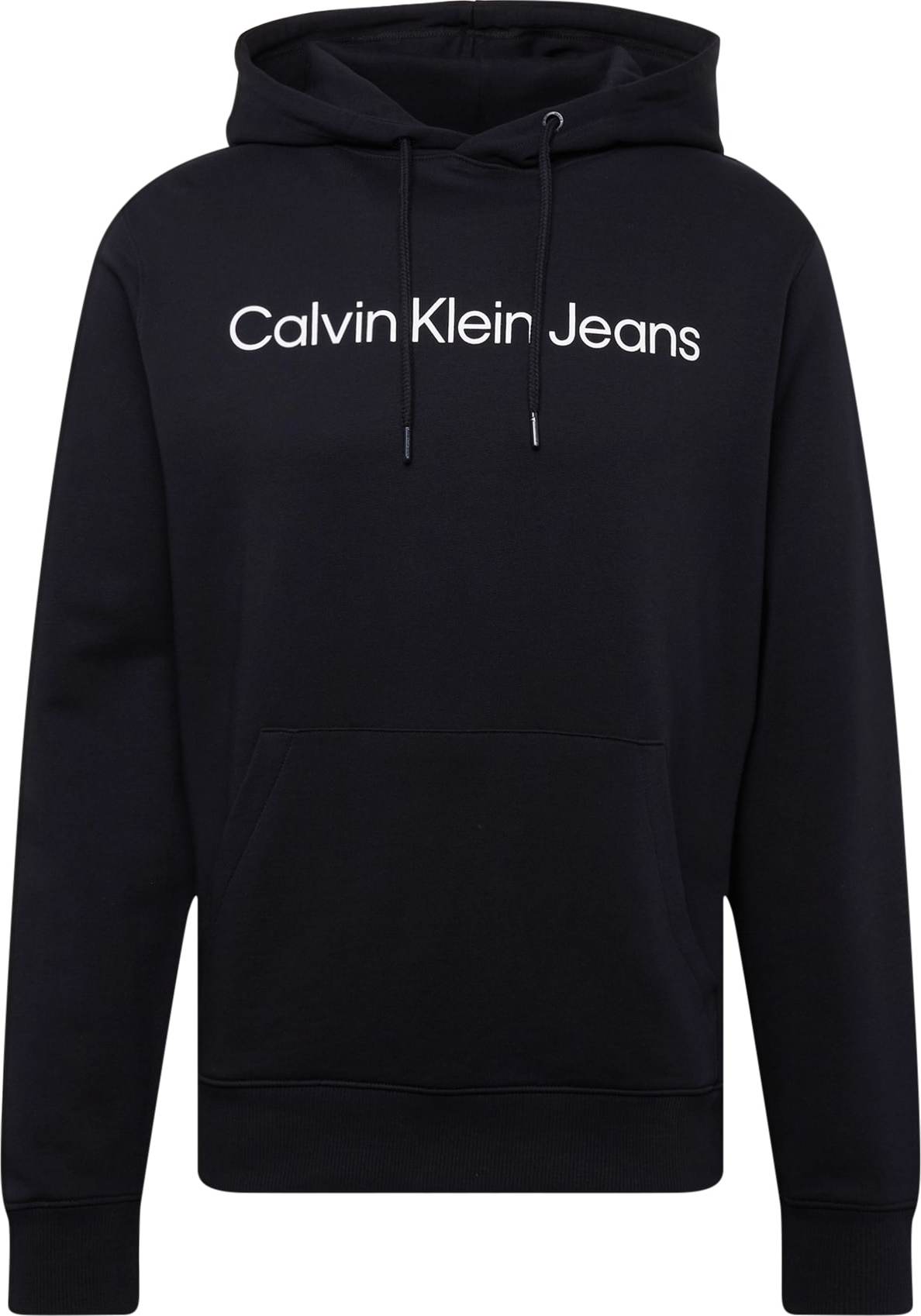 Mikina Calvin Klein Jeans černá / bílá