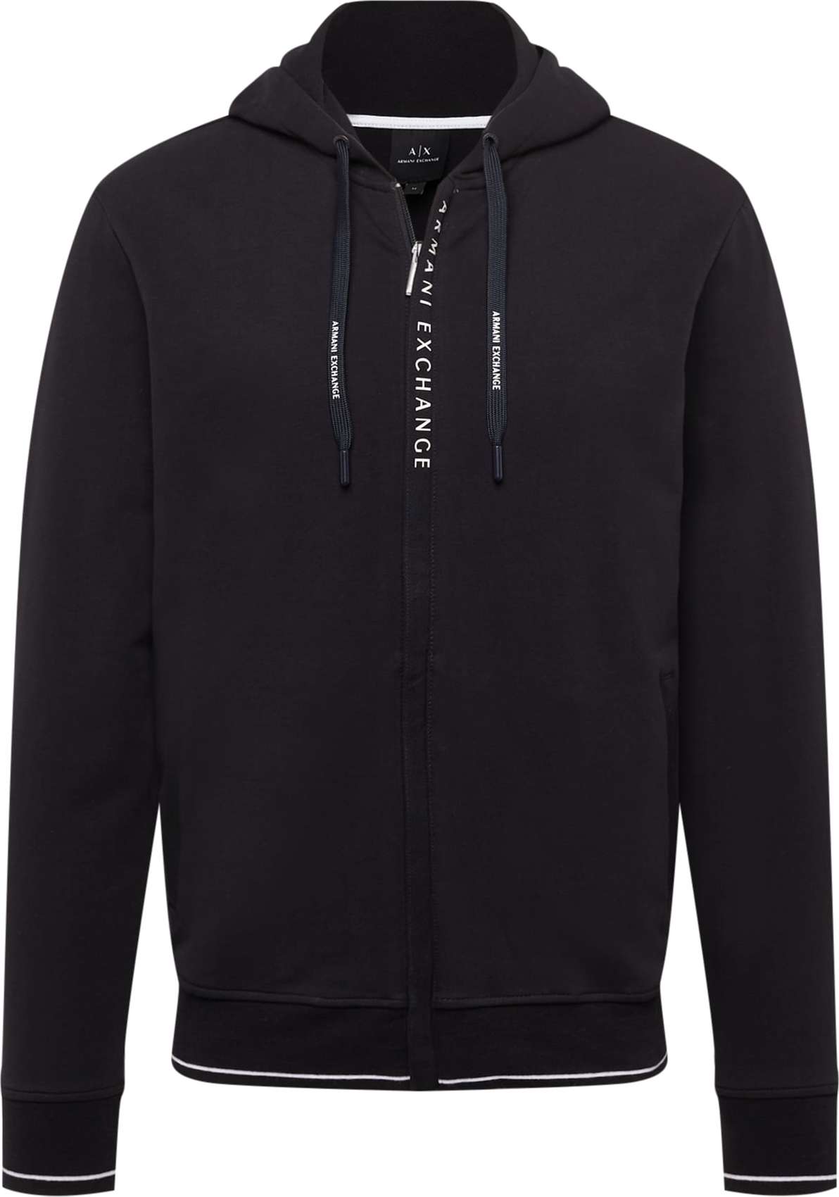 Mikina Armani Exchange noční modrá / bílá