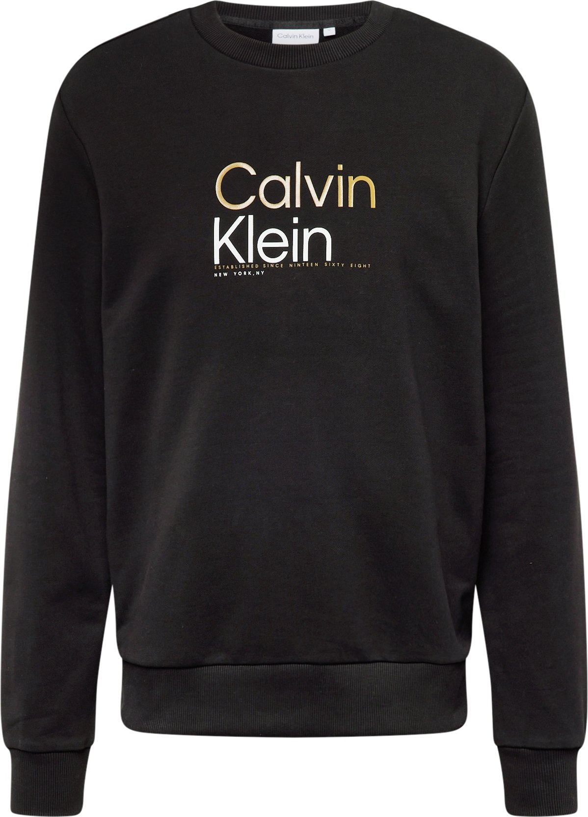 Mikina Calvin Klein zlatá / černá / bílá