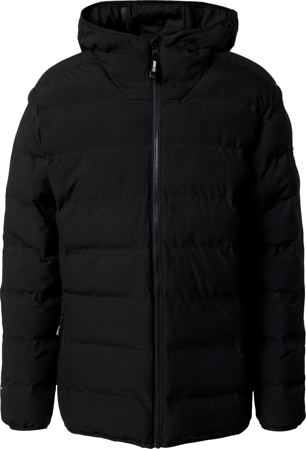 Outdoorová bunda 'Galan' brunotti černá / přírodní bílá