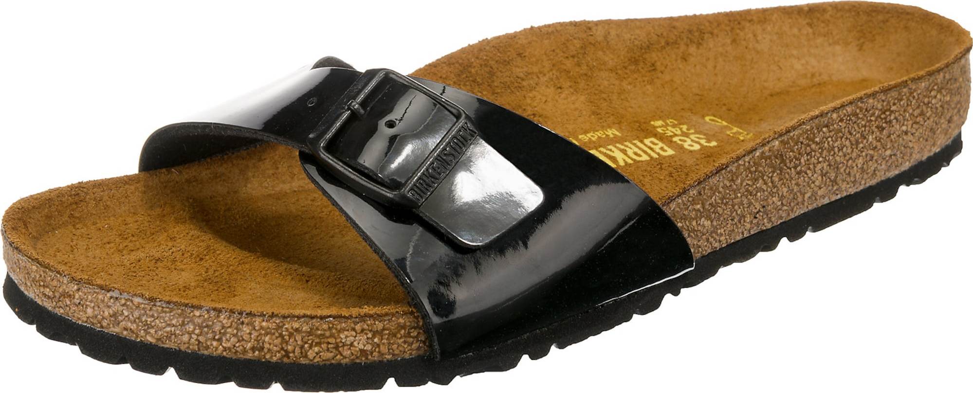 Pantofle Birkenstock koňaková / černá