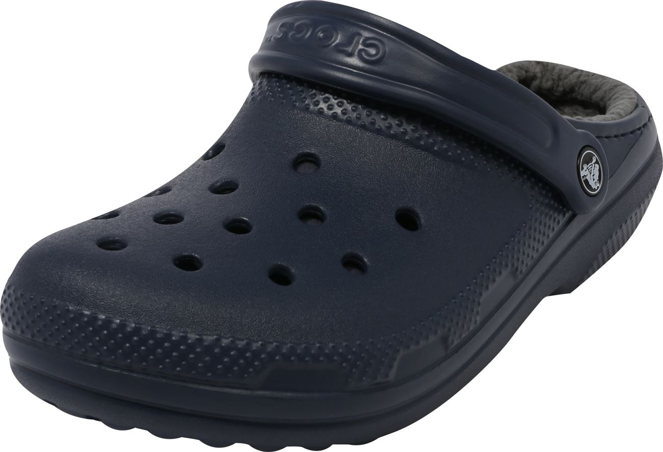 Pantofle 'Classic Lined' Crocs noční modrá