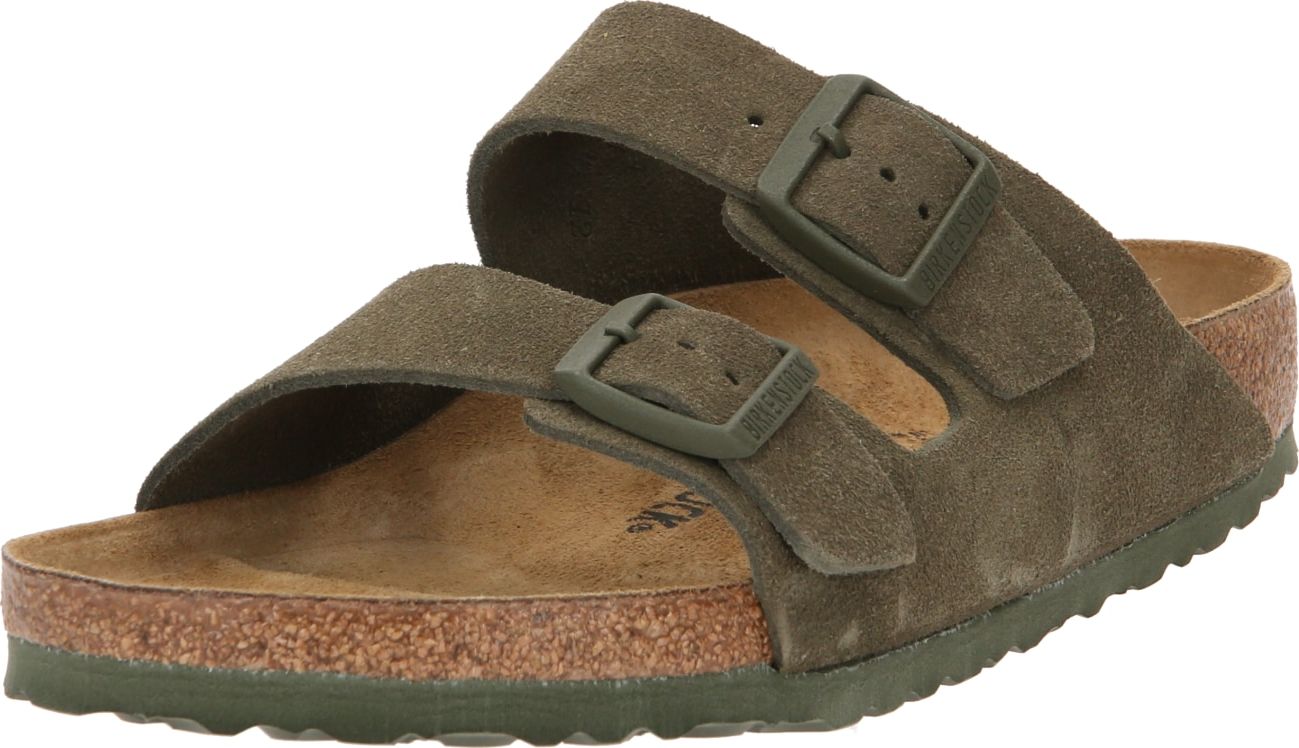 Pantofle 'Thyme' Birkenstock khaki