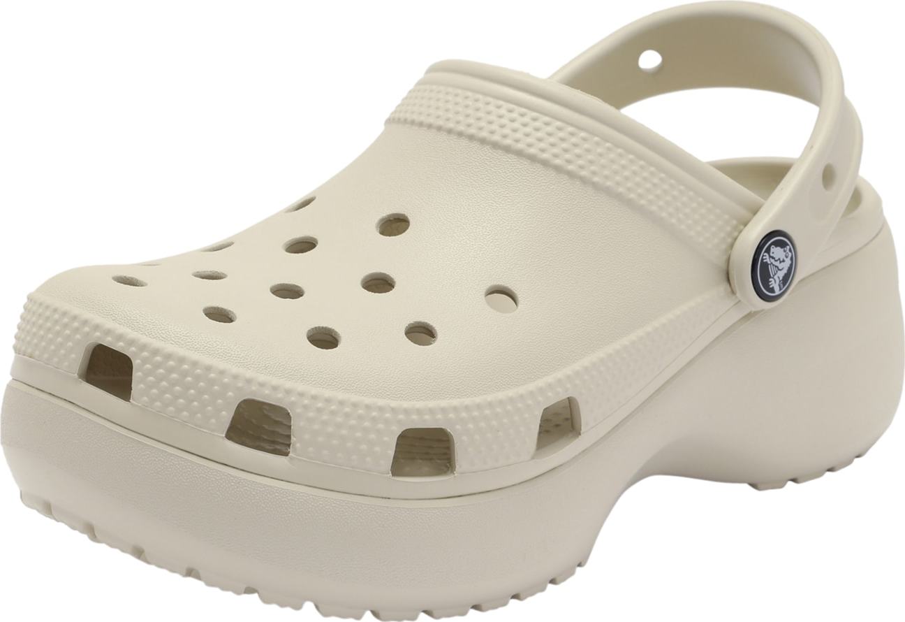 Pantofle Crocs béžová