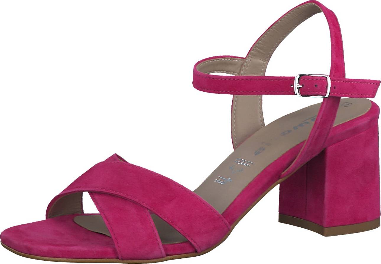 Páskové sandály tamaris pink