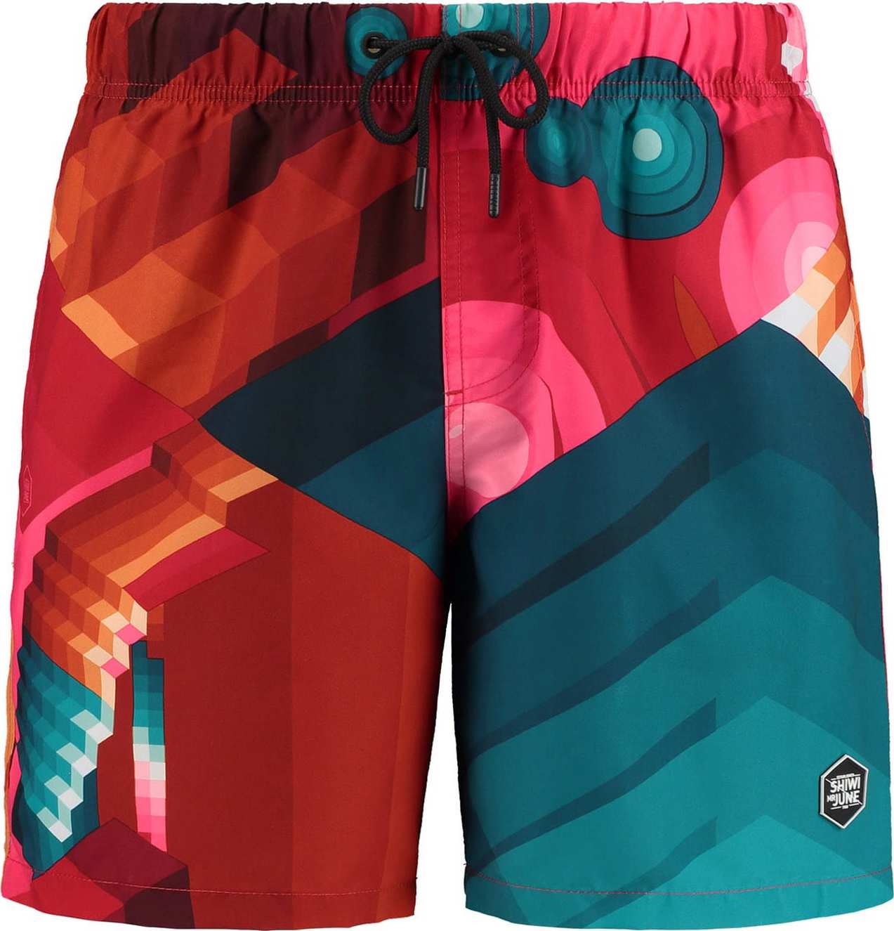 Plavecké šortky 'June Miami 1' Shiwi mix barev