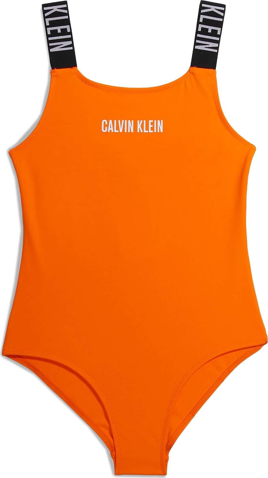 Plavky Calvin Klein Swimwear oranžová / černá / bílá