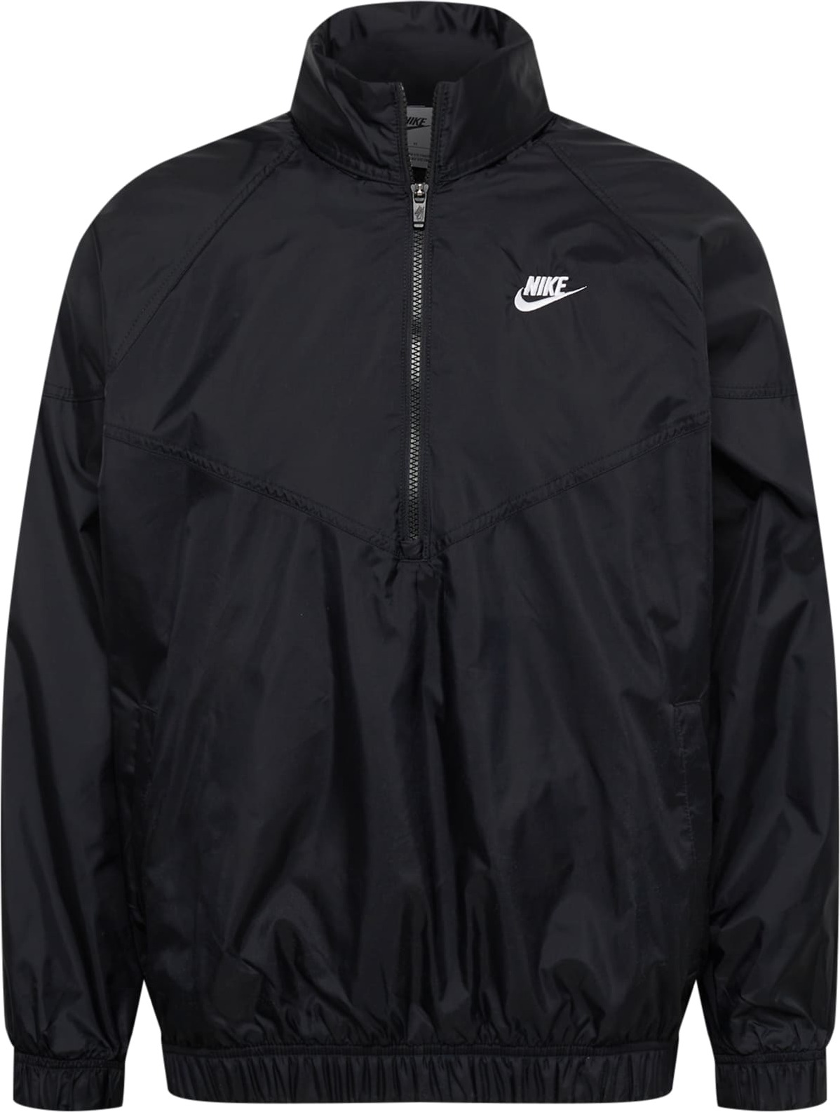 Přechodná bunda Nike Sportswear černá / bílá